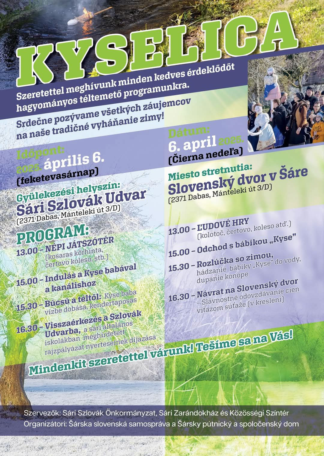 KYSELICA - TÉLTEMETÉS 2025. Meghívó