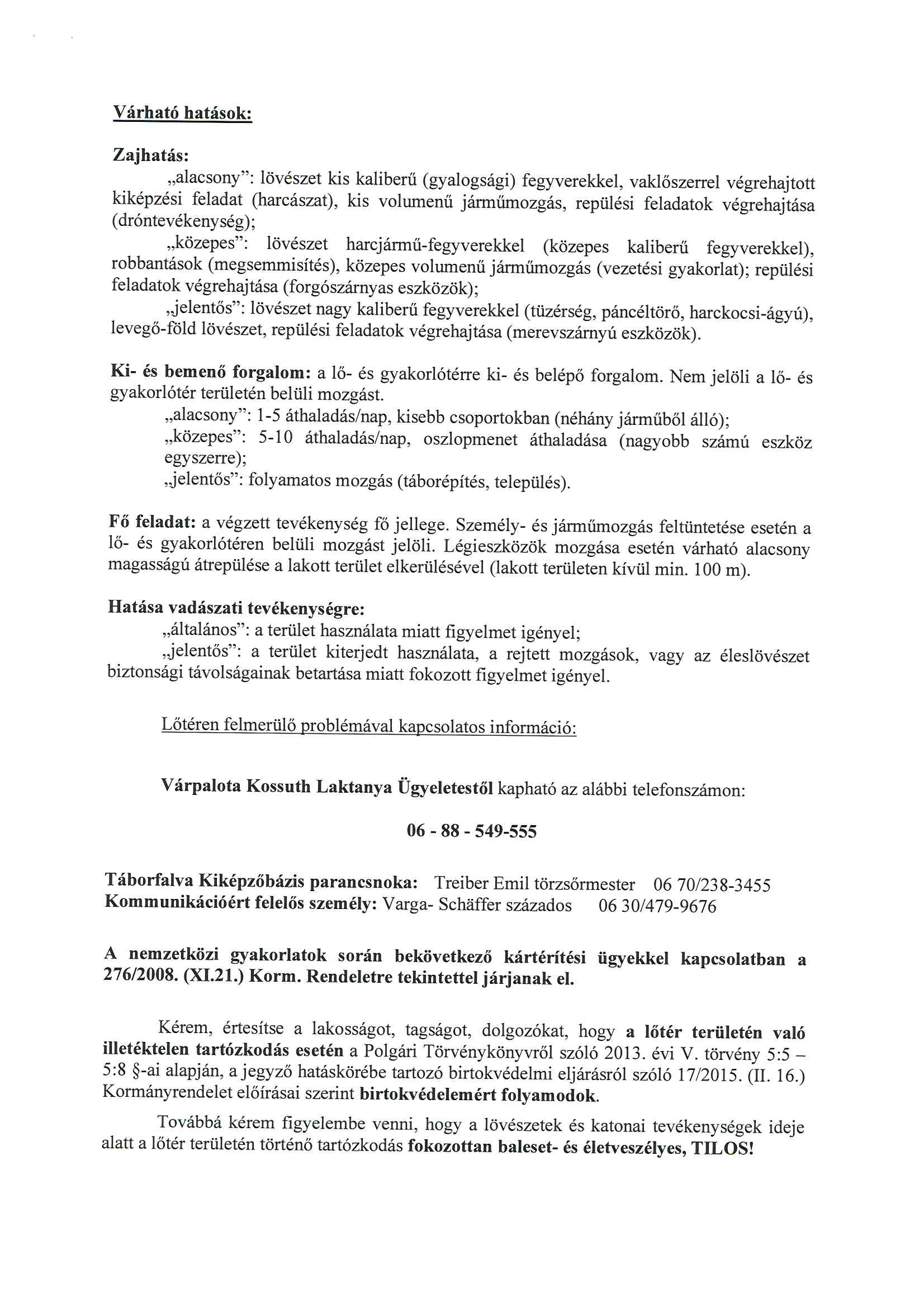 Lőtérértesítő