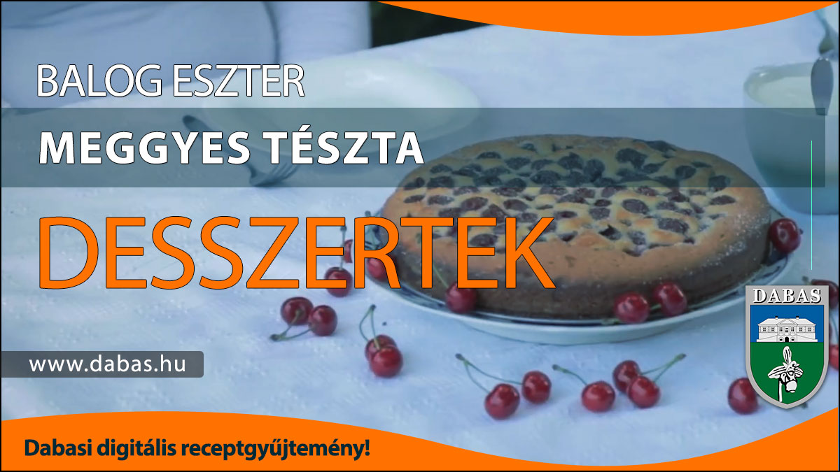 Balog Eszter – Meggyes tészta
