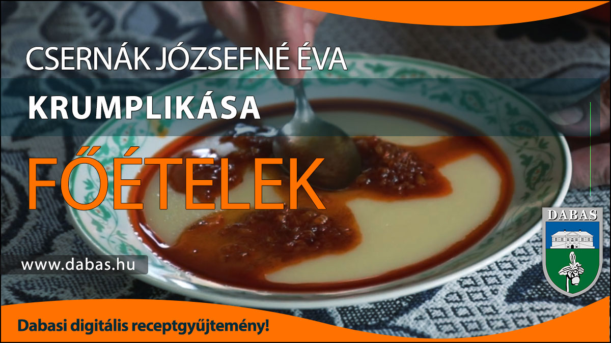 Csernák Józsefné Éva - Krumplikása