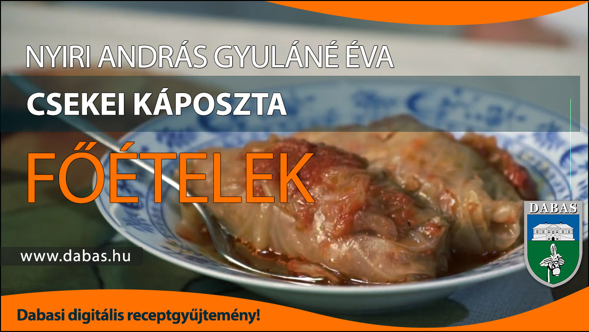Nyiri András Gyuláné Éva - Csekei káposzta