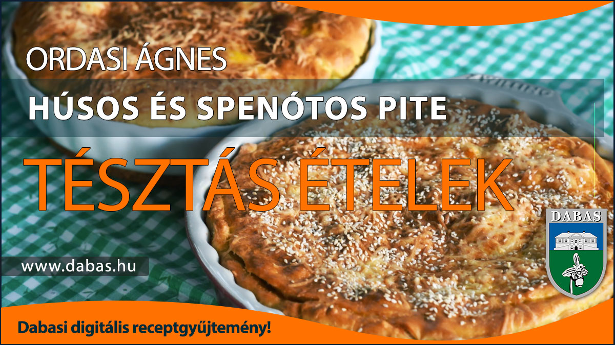 Ordasi Ágnes - Húsos és spenótos pite