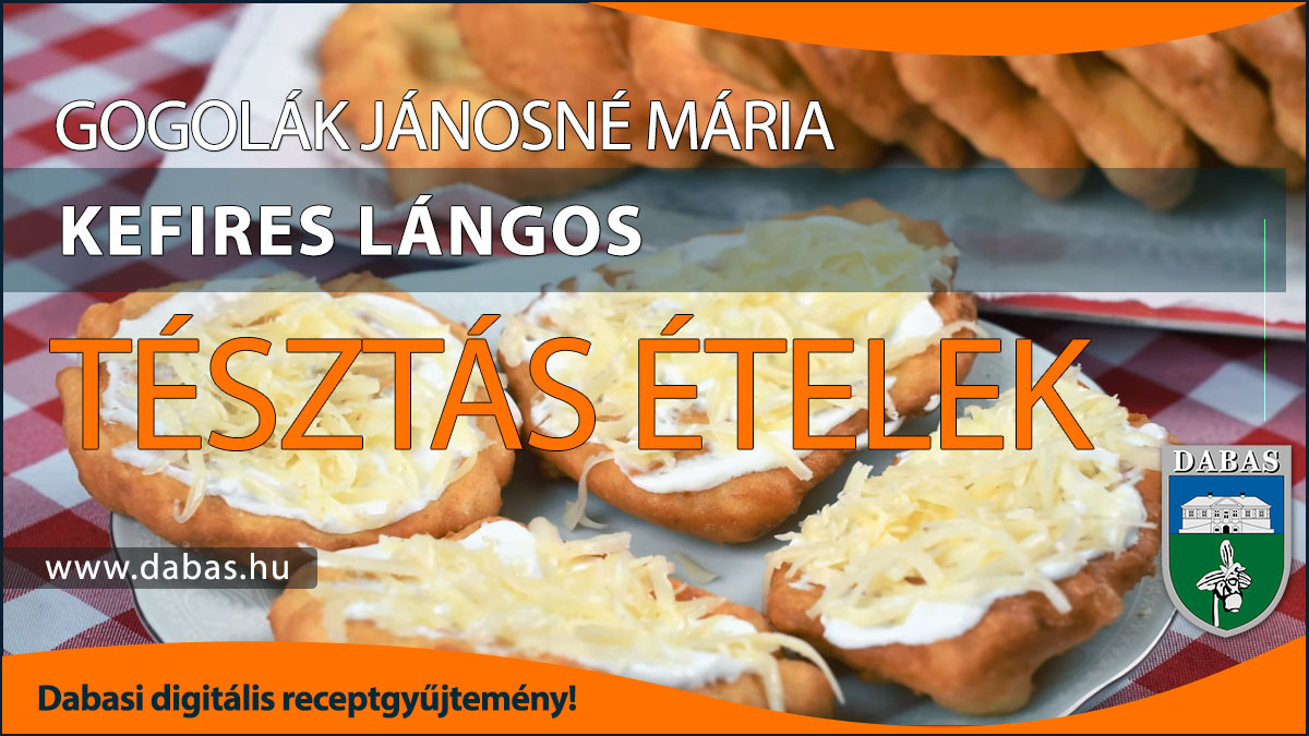 Gogolák Jánosné Mária - Kefires lángos