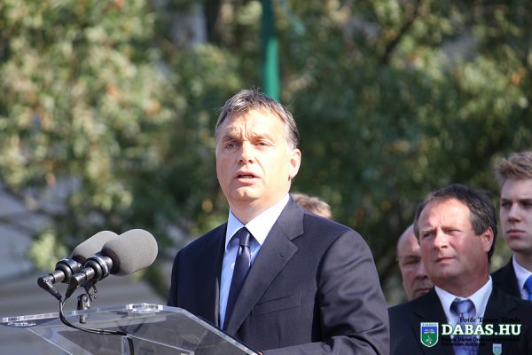 Orbán Viktor miniszterelnök dabasi látogatása 