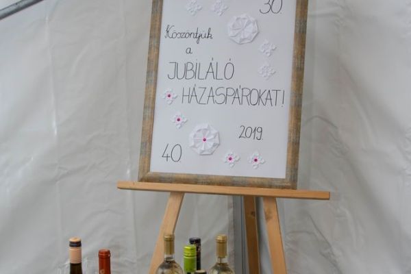 Házassági évfordulósok köszöntése