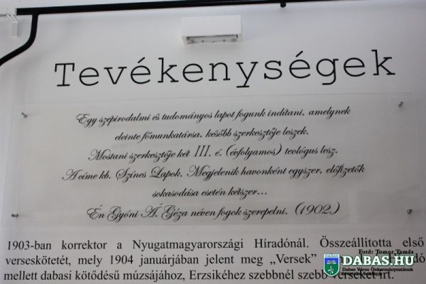 Gyóni Géza Emlékszoba