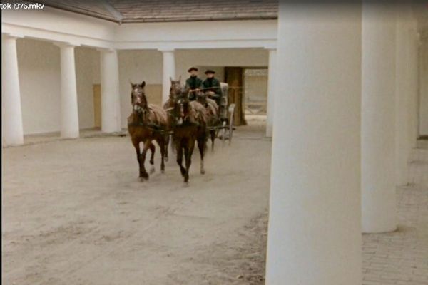 A „Gyémántok” című tévéfilm néhány jelenetének dabasi felvétele