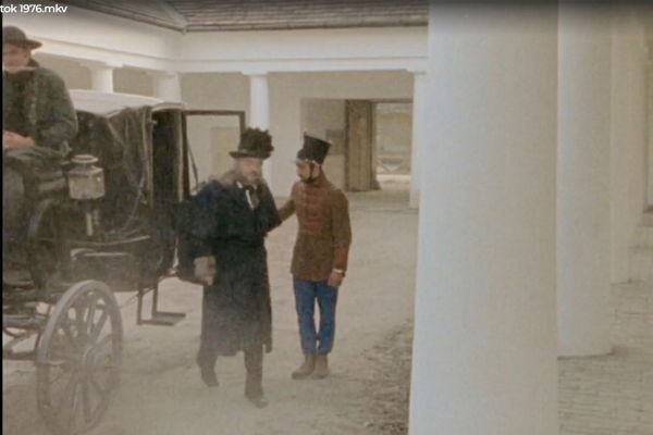 A „Gyémántok” című tévéfilm néhány jelenetének dabasi felvétele