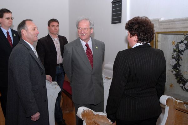 Sólyom László köztársasági elnök dabasi látogatása (2008. április 8.)