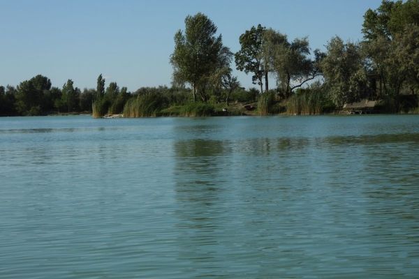 A tó és környéke