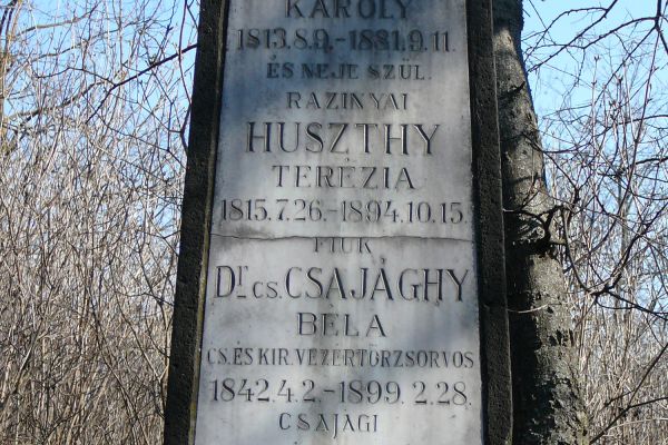 Dr. Csajághy Béla (1842-1899) császári és királyi vezértörzsorvos életútjának dabasi vonatkozásai