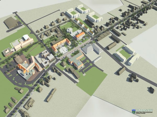 A városközpont felújításának látványtervei 