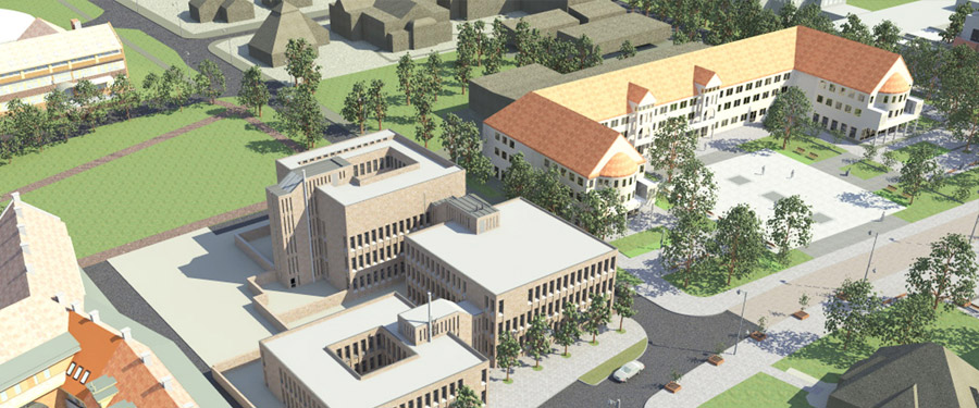 A városközpont felújításának látványtervei 