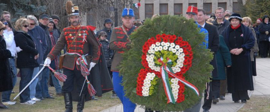 A március 15-i ünnepség képekben 