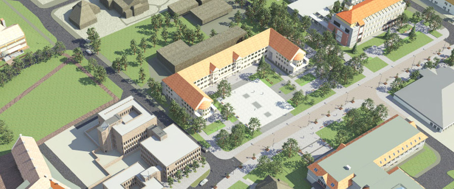 A városközpontban folyó munkákról 