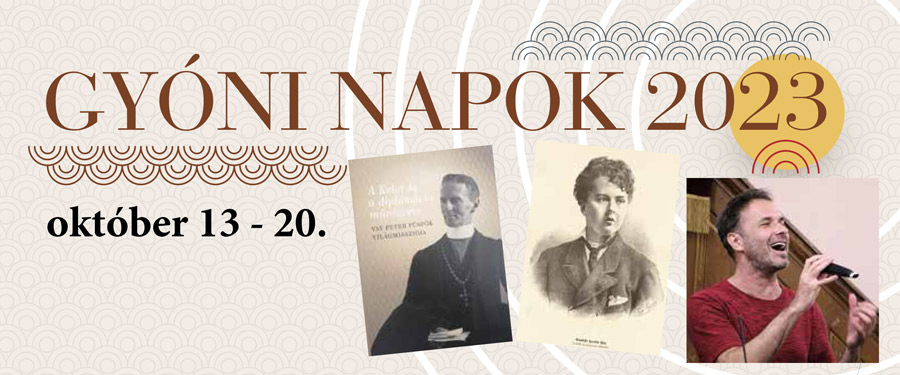 2023. évi GYÓNI NAPOK rendezvénysorozat