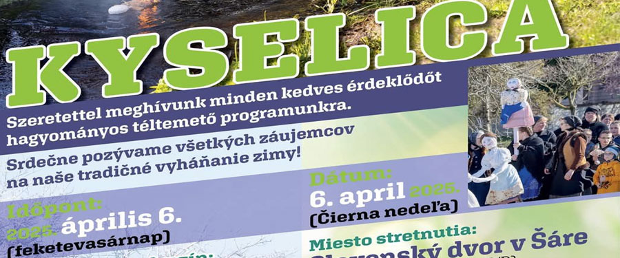 KYSELICA - TÉLTEMETÉS 2025. Meghívó