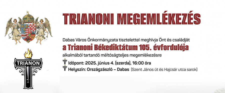 TRIANONI MEGEMLÉKEZÉS