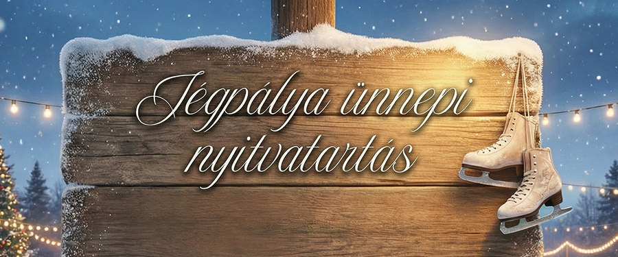 A Dabasi Jégpálya ünnepi nyitvatartása