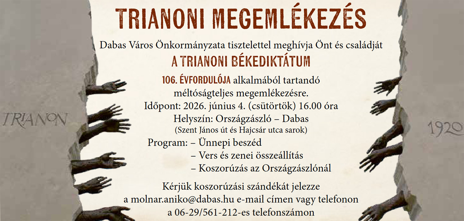 TRIANONI MEGEMLÉKEZÉS