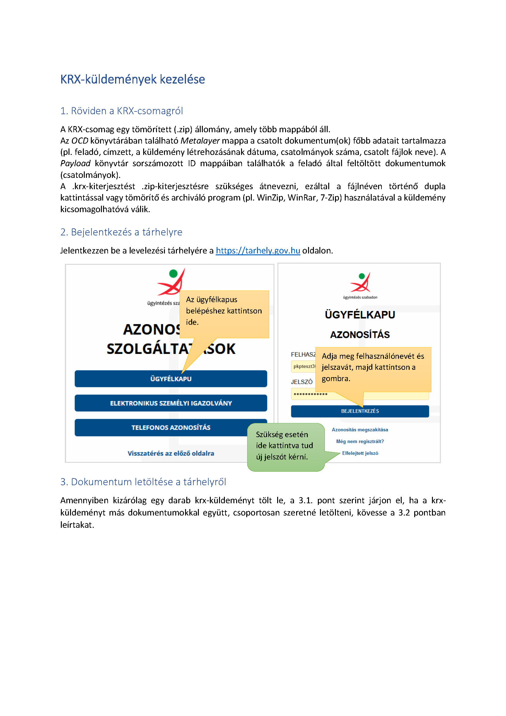 krx csomag megnyitasa Oldal 1