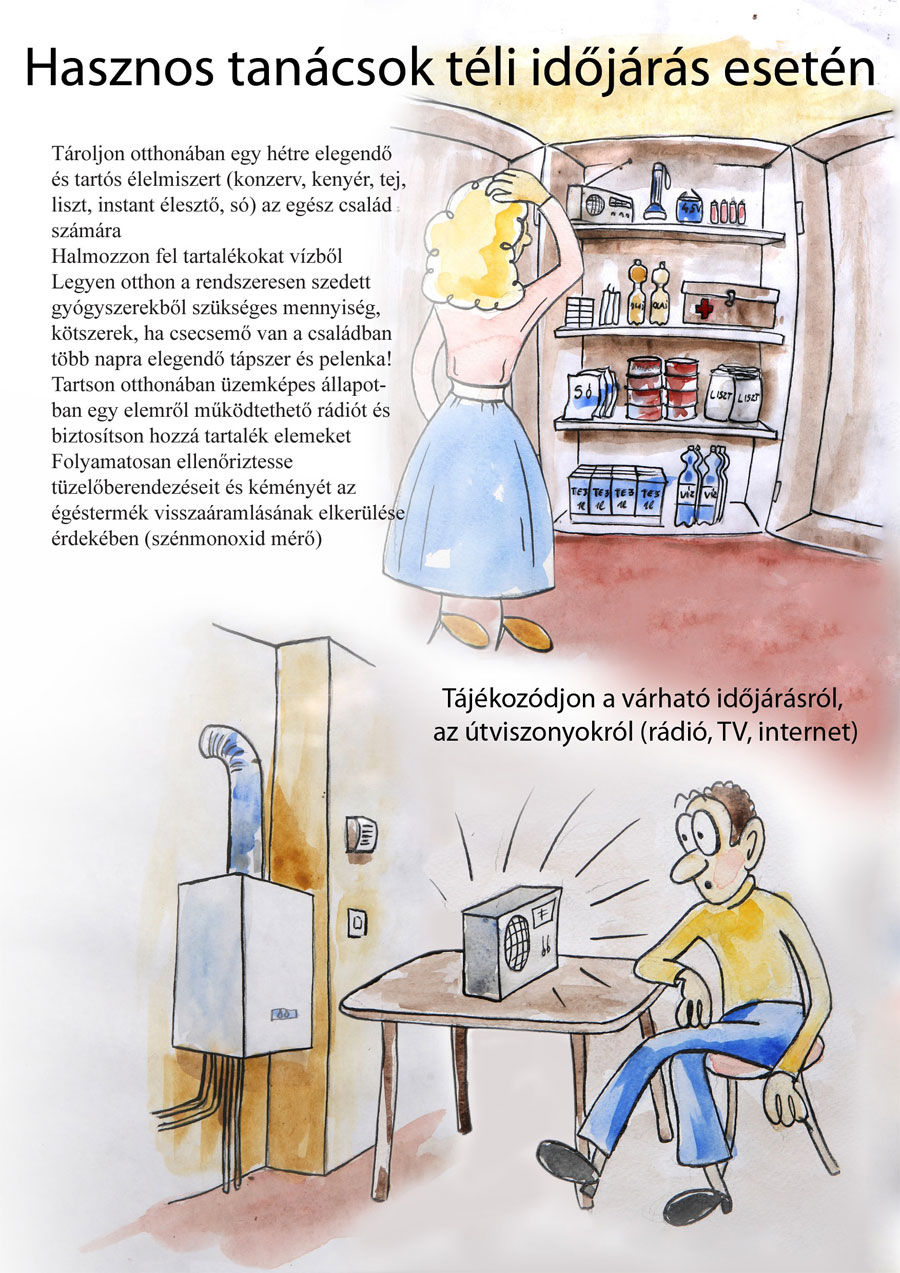 Lakossági tájékoztató a téli rendkívüli időjárásra történő felkészülés legfontosabb szabályairól