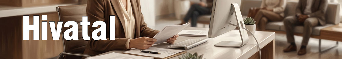 Hivatali oldalak header képe, ami illusztráció a tartalomhoz és egy hivatali irodát mutat belülről mutat.