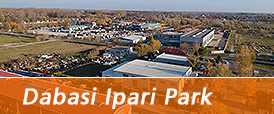 Dabasi ipari park oldal megnyitása nyomógomb